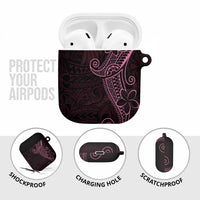 Black Pink Polynesian Tribal AirPods Case LT9 - Polynesian Pride