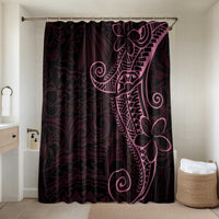 Black Pink Polynesian Tribal Bathroom Set - Polynesian Pride