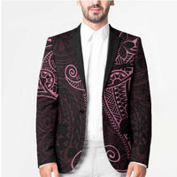 Black Pink Polynesian Tribal Blazer - Polynesian Pride