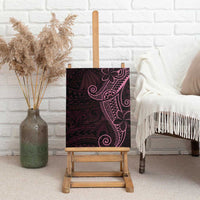 Black Pink Polynesian Tribal Canvas Wall Art LT9 - Polynesian Pride