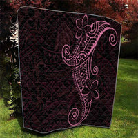 Black Pink Polynesian Tribal Quilt - Polynesian Pride