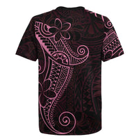 Black Pink Polynesian Tribal Rugby Jersey LT9 - Polynesian Pride