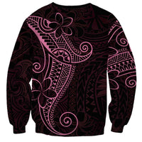 Black Pink Polynesian Tribal Sweatshirt LT9 - Polynesian Pride