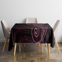 Black Pink Polynesian Tribal Tablecloth LT9 - Polynesian Pride