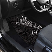 Black White Polynesian Tribal Car Mats LT9 - Polynesian Pride