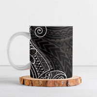 Black White Polynesian Tribal Ceramic Mug LT9 White - Polynesian Pride
