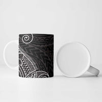 Black White Polynesian Tribal Ceramic Mug LT9 - Polynesian Pride