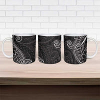 Black White Polynesian Tribal Ceramic Mug LT9 - Polynesian Pride