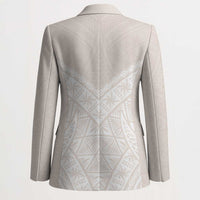 Lotu Tamaiti Tongan Polynesian Art Pattern Blazer Traditional Tribal Motifs - Polynesian Pride