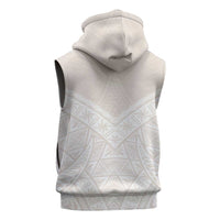Lotu Tamaiti Tongan Polynesian Art Pattern Sleeveless Hoodie Traditional Tribal Motifs - Polynesian Pride