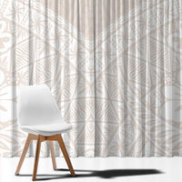 Lotu Tamaiti Tongan Polynesian Art Pattern Window Curtain Traditional Tribal Motifs LT9 - Polynesian Pride