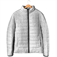Lotu Tamaiti White Tongan Ngatu Padded Jacket Polynesian Tribal Fonulei Pattern LT9 - Polynesian Pride