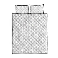 Lotu Tamaiti White Tongan Ngatu Quilt Bed Set Polynesian Tribal Fonulei Pattern LT9 - Polynesian Pride