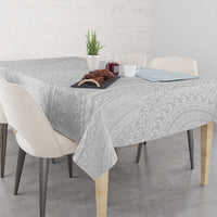 Lotu Tamaiti White Tongan Ngatu Tablecloth Polynesian Tribal Fonulei Pattern LT9 - Polynesian Pride