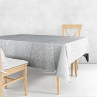 Lotu Tamaiti White Tongan Ngatu Tablecloth Polynesian Tribal Fonulei Pattern LT9 - Polynesian Pride