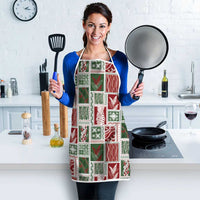 Mele Kalikimaka Hawaiian Quilt and Lei Patchwork Apron LT9 - Polynesian Pride