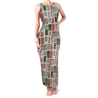 Mele Kalikimaka Hawaiian Quilt and Lei Patchwork Family Matching Tank Maxi Dress and Hawaiian Shirt - Polynesian Pride