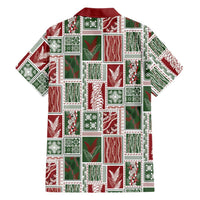 Mele Kalikimaka Hawaiian Quilt and Lei Patchwork Hawaiian Shirt LT9 - Polynesian Pride