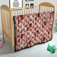 Vintage Aloha Block Quilt Quilt Red Inspired Lei Motifs - Polynesian Pride