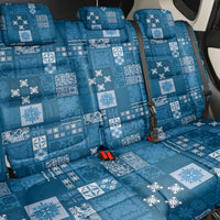 Vintage Hawaiian Quilting Patterns Back Car Seat Cover Blue Style Tribal Fabric Patchwork - Polynesian Pride