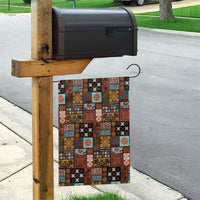 Vintage Hawaiian Quilting Patterns Garden Flag Brown Style Tribal Fabric Patchwork - Polynesian Pride