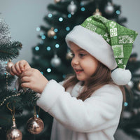 Vintage Hawaiian Quilting Patterns Christmas Santa Hat Green Style Tribal Fabric Patchwork - Polynesian Pride