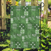 Vintage Hawaiian Quilting Patterns Garden Flag Green Style Tribal Fabric Patchwork LT9 Garden Flag Green - Polynesian Pride
