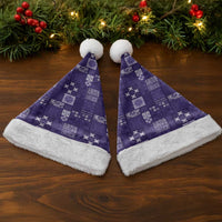 Vintage Hawaiian Quilting Patterns Christmas Santa Hat Purple Style Tribal Fabric Patchwork - Polynesian Pride