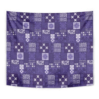 Vintage Hawaiian Quilting Patterns Tapestry Purple Style Tribal Fabric Patchwork - Polynesian Pride