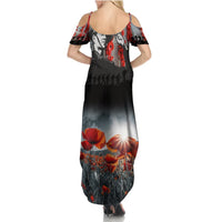 ANZAC DAY Heroes Of The Gallipoli Summer Maxi Dress LT9 - Polynesian Pride