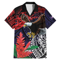 American Samoa Bald Eagle Personalized Family Matching Mermaid Dress and Hawaiian Shirt Samoa Muamua Le Atua