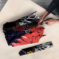 American Samoa Bald Eagle Personalized Umbrella Samoa Muamua Le Atua - Polynesian Pride