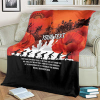 Anzac Day Gallipoli Personalised Blanket Red Poppy Flowers LT9 - Polynesian Pride
