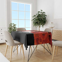 Anzac Day Gallipoli Personalised Tablecloth Red Poppy Flowers LT9 - Polynesian Pride