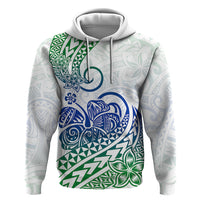 Polynesian Hoodie Tribal Tattoo Gradient 03 Screen Color LT9 - Polynesian Pride