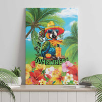 Always 5 O'clock Canvas Wall Art Hawaiian Tropical Parrot LT9 - Polynesian Pride