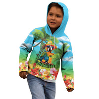 Always 5 O'clock Kid Hoodie Hawaiian Tropical Parrot - Polynesian Pride