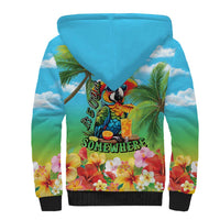 Always 5 O'clock Sherpa Hoodie Hawaiian Tropical Parrot LT9 - Polynesian Pride