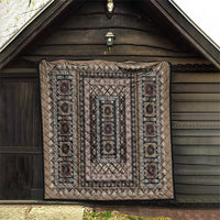 Bula Fiji Quilt Vintage Fijian Tribal Tapa Pattern - Polynesian Pride