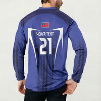 2026 Rugby Nations Series Custom Manu Samoa Button Sweatshirt LT9 - Polynesian Pride