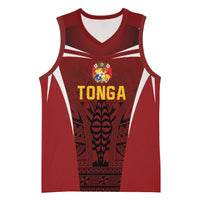 2026 Rugby Nations Series Custom Tonga Ikale Tahi Basketball Jersey LT9 Unisex Red - Polynesian Pride