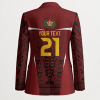 2026 Rugby Nations Series Custom Tonga Ikale Tahi Blazer LT9 - Polynesian Pride
