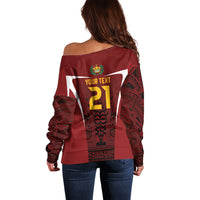 2026 Rugby Nations Series Custom Tonga Ikale Tahi Off Shoulder Sweater LT9 - Polynesian Pride