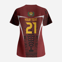 2026 Rugby Nations Series Custom Tonga Ikale Tahi Scrub Top LT9 - Polynesian Pride