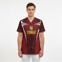 2026 Rugby Nations Series Custom Tonga Ikale Tahi Scrub Top LT9 - Polynesian Pride