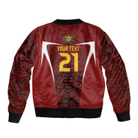 2026 Rugby Nations Series Custom Tonga Ikale Tahi Sleeve Zip Bomber Jacket LT9 - Polynesian Pride