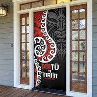 Honour The Treaty New Zealand Door Cover Toitu Te Tiriti Ake Ake Ake - Polynesian Pride