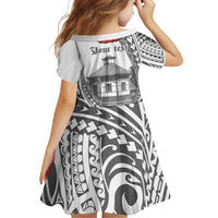 Samoa Mau Movement House Personalised Family Matching Short Sleeve Bodycon Dress and Hawaiian Shirt Fa'a Samoa The Samoan Way