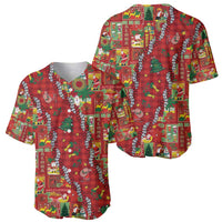 Mele Kalikimaka Pakalana Pikake Lei Baseball Jersey Hawaiian Rodeo Paniolo Omaomao Palaka LT9 - Polynesian Pride