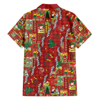 Mele Kalikimaka Pakalana Pikake Lei Family Matching Long Sleeve Bodycon Dress and Hawaiian Shirt Hawaiian Rodeo Paniolo Omaomao Palaka - Polynesian Pride
